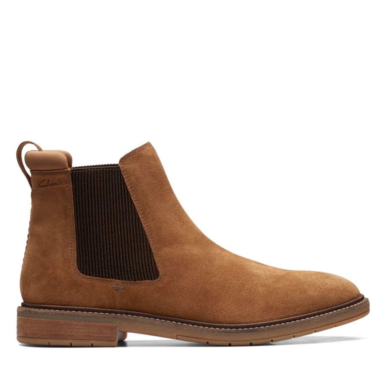 Cognac Wildleder Clarks Clarkdale Hall Cognac Wildleder