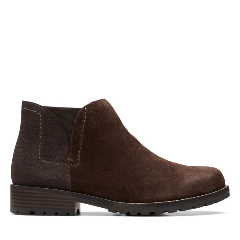 Dunkelbraune Kombi Clarks Clarkwell Demi Dunkelbraune Kombi