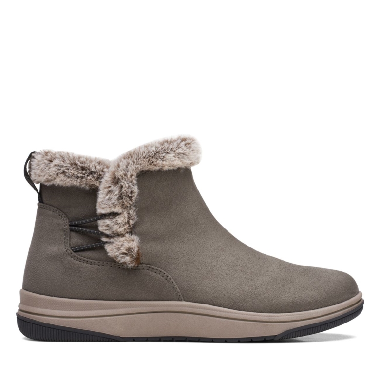 Dunkeloliv Clarks Brise Fell Dunkeloliv