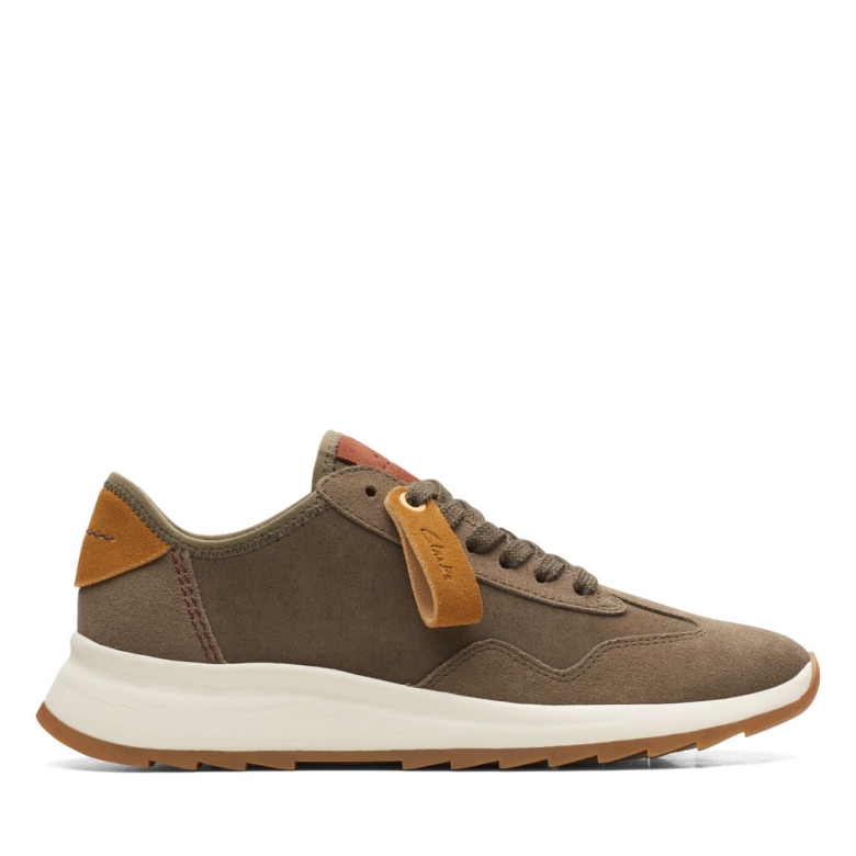 Dunkeloliv Kombi Clarks Dash Lite Lo Dunkeloliv Kombi