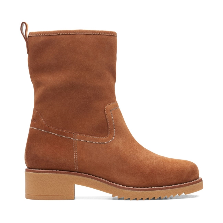 Dunkelbraunes Wildleder Eden Mid Hi Dunkelbraunes Wildleder Clarks