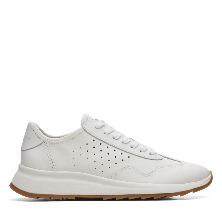 Dash Lite Lace Weiß Kombileder Clarks Weiß Kombileder