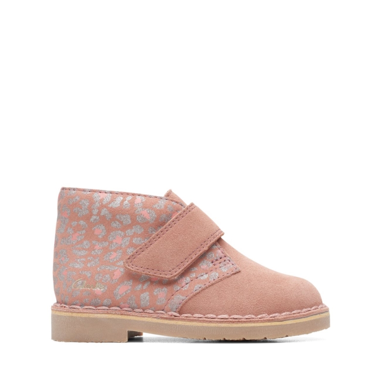 Desert Boot 2 Kleinkind Hellrosa Kombination Hellrosa Kombination Clarks