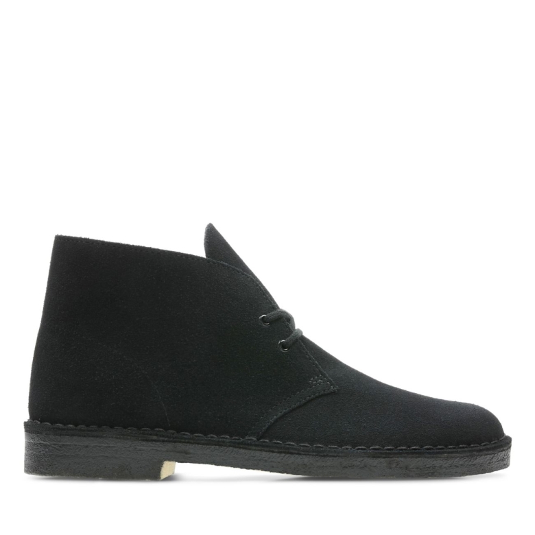 Wüstenstiefel Aus Schwarzem Wildleder Clarks
