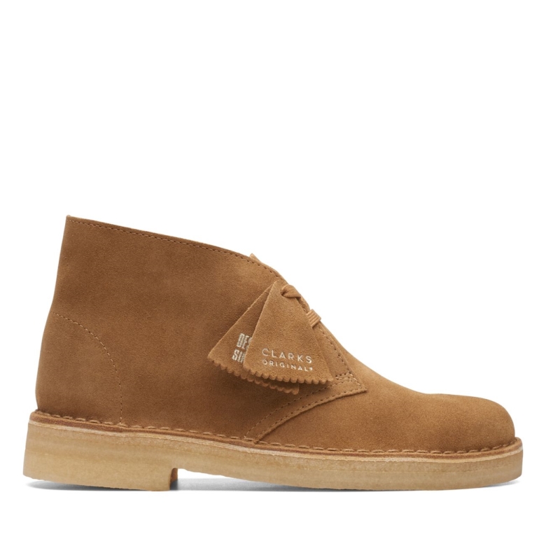 Wüstenstiefel Wildleder In Dunklem Sand Clarks Wildleder In Dunklem Sand