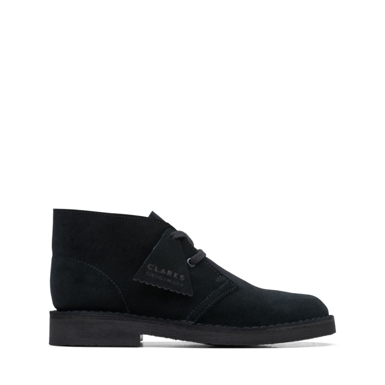 Wüstenstiefel älter Schwarzes Wildleder Clarks Schwarzes Wildleder