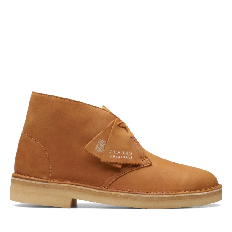 Desert Boots Hellbraunes Leder Clarks Hellbraunes Leder