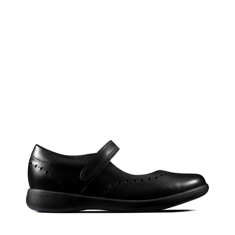 Etch Craft Kid Schwarzes Leder Clarks Schwarzes Leder
