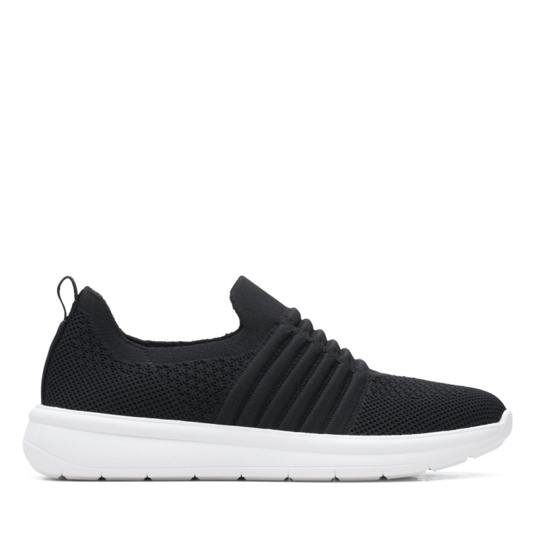 Ezera Walk Schwarzer Strick Clarks Schwarzer Strick