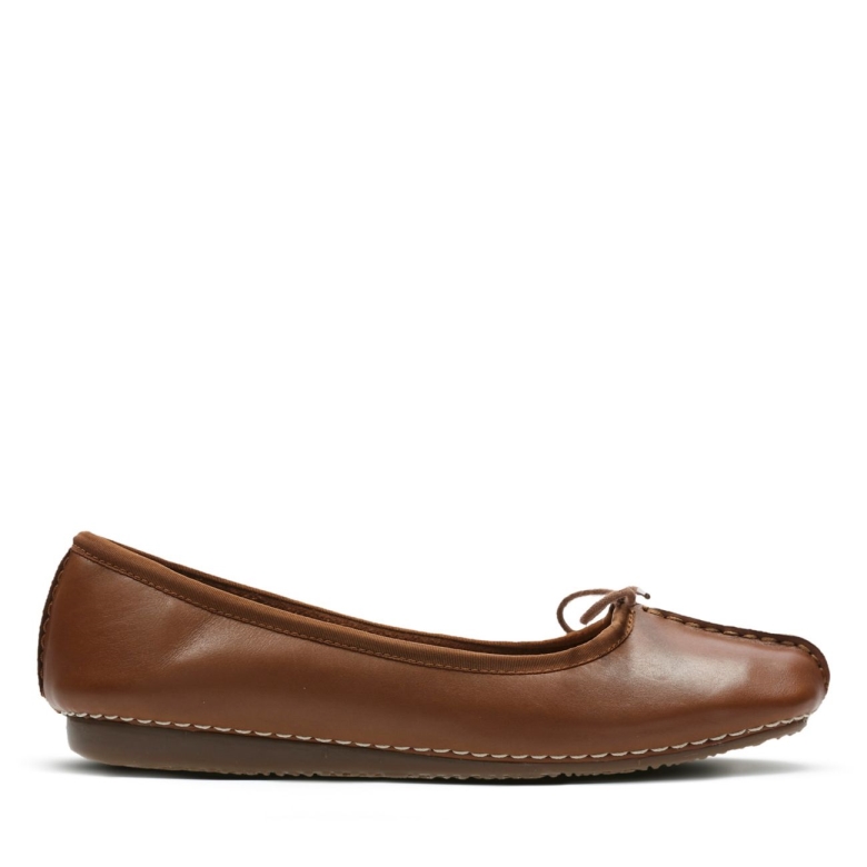 Sommersprossen Ice Dunkelbraunes Leder Clarks Dunkelbraunes Leder