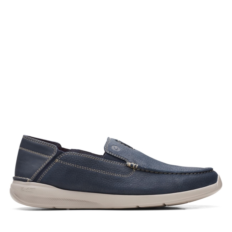 Marineblauer Nubuk-Übertritt Marineblauer Nubuk-clarks