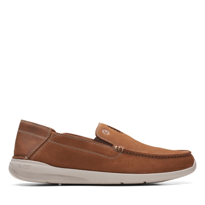 Overstep Hellbraunes Nubukleder Clarks Hellbraunes Nubukleder