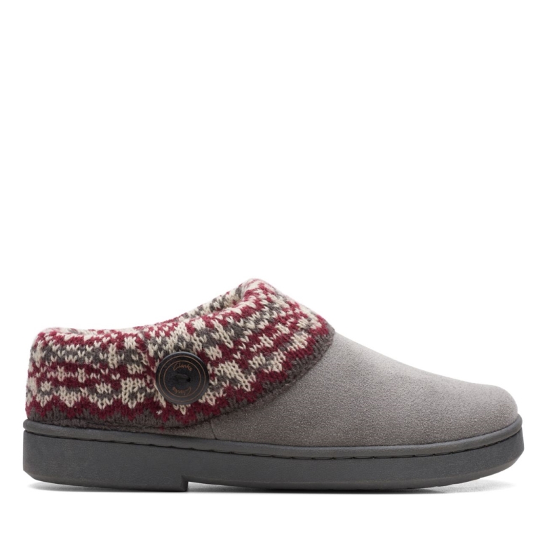 Graue Clarks Willodean Farn Grau