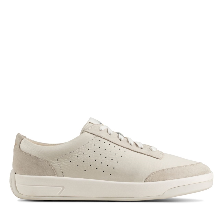 Hero Air Lace Weißes Leder Clarks Weißes Leder