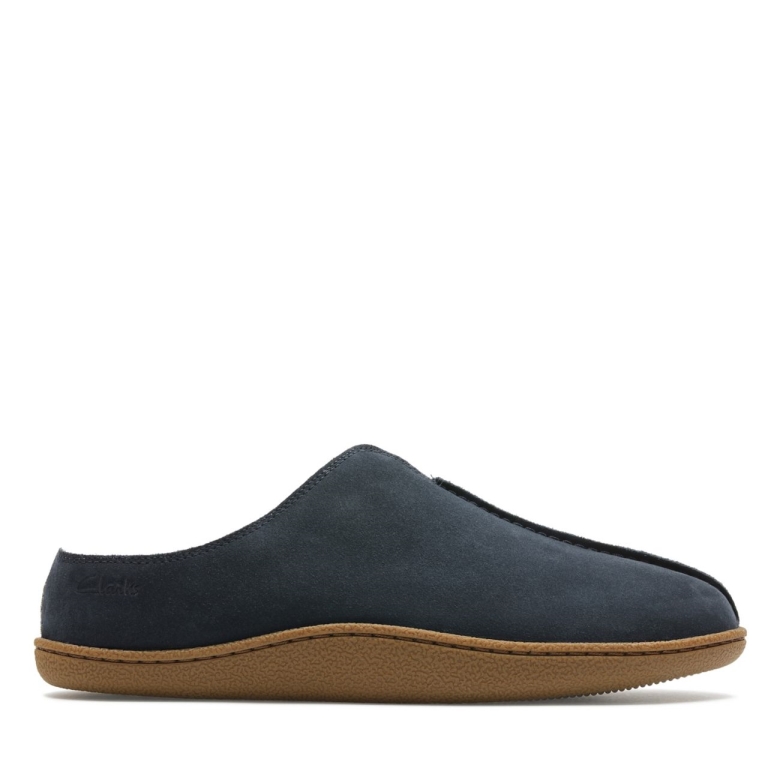 Home Mule Marineblaues Wildleder Clarks Marineblaues Wildleder