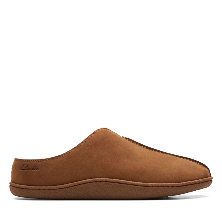 Home Pantolette Hellbraunes Wildleder Clarks Hellbraunes Wildleder