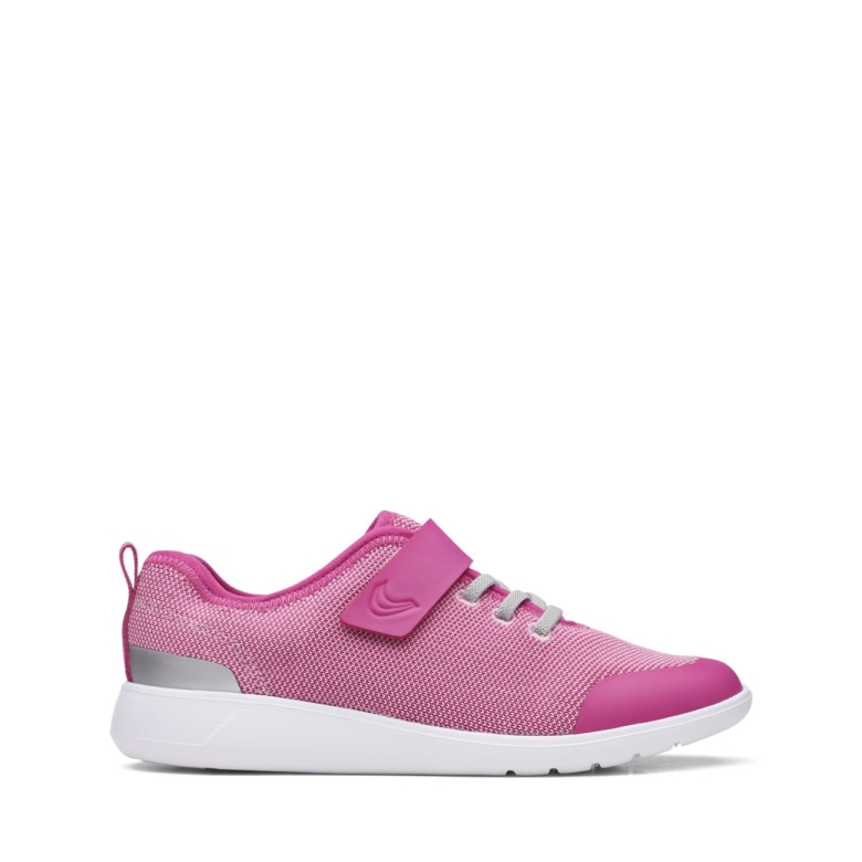 Hot Pink Synthetik Scape Trace ältere Pink Synthetik Clarks