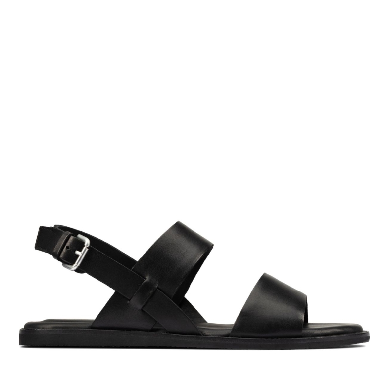 Karsea Riemen Schwarzes Leder Clarks Schwarzes Leder