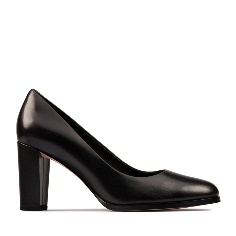 Kaylcara 2 Schwarzes Leder Schwarzes Leder Clarks
