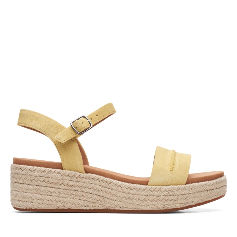 Kimmei Stich Gelbes Wildleder Gelbes Wildleder Clarks