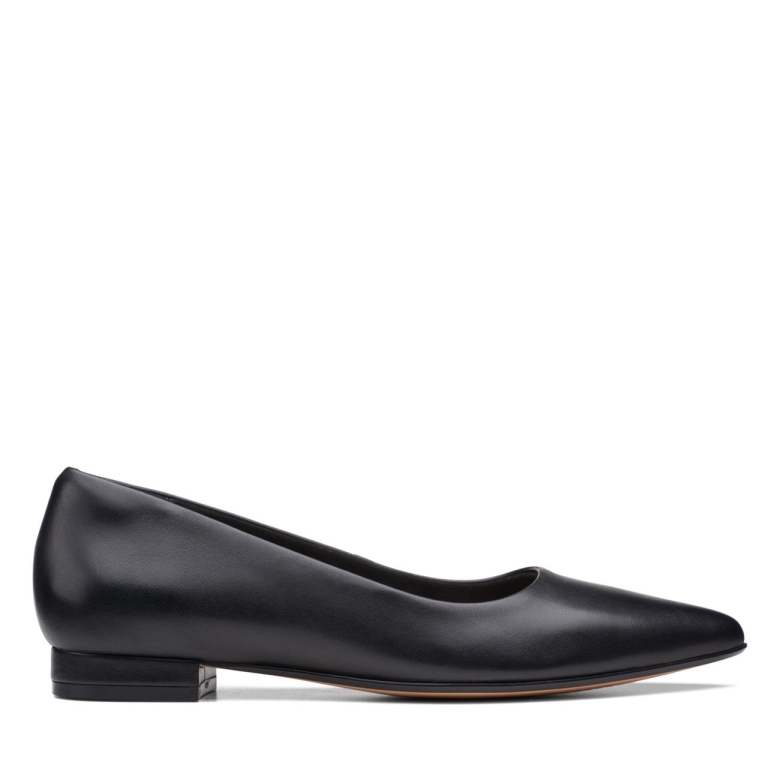 Laina 15 Step Schwarzes Leder Clarks Schwarzes Leder