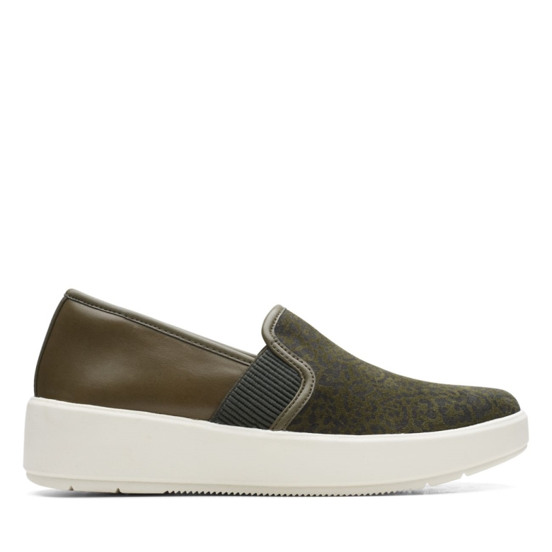 Layton Blütenblatt Dunkeloliv Clarks Dunkeloliv