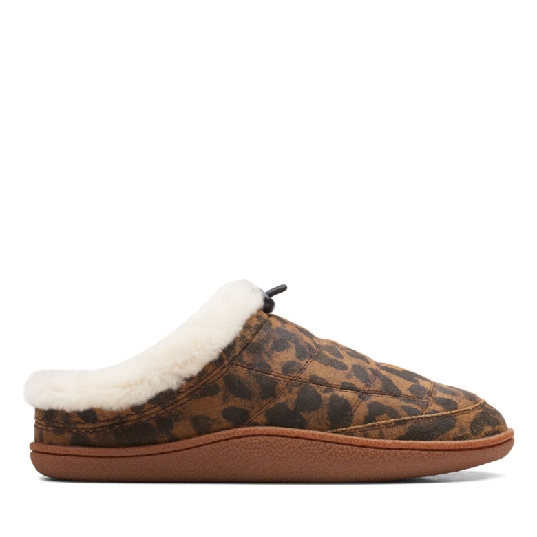 Leopard Wildleder Clarks Pilton Mule Leopard Wildleder