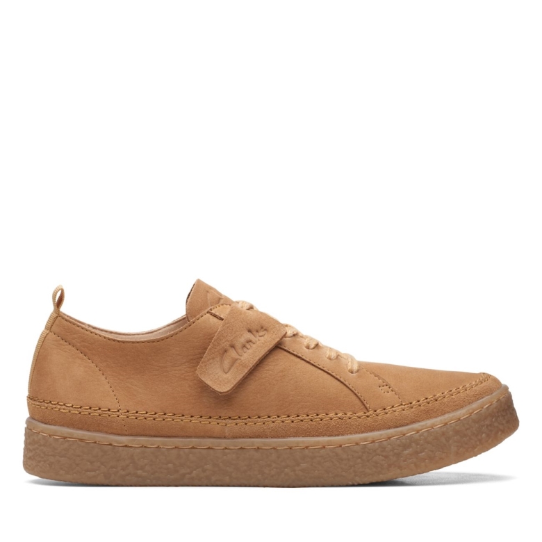 Hellbraunes Nubukleder Von Clarks Barleigh Lace Hellbraunes Nubukleder
