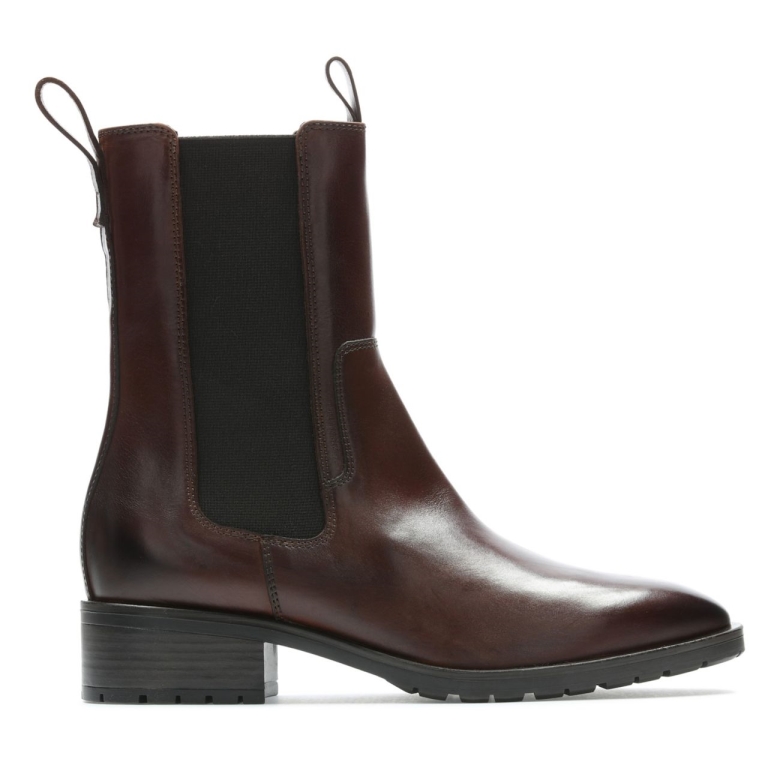 Lydia Oberteil Britisch Hellbraunes Leder Clarks Britisch Hellbraunes Leder