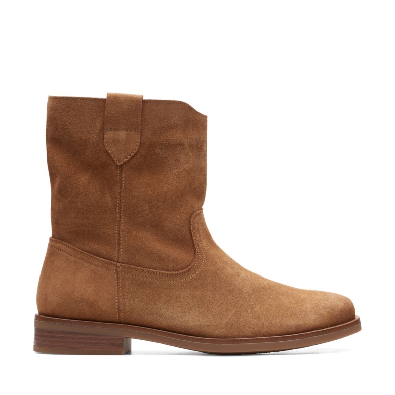 Memi Mittelbraunes Wildleder Clarks Hellbraunes Wildleder