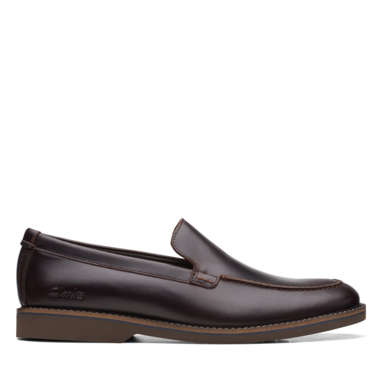 Mittelbraunes Leder Clarks Atticus Lt Edge Mittelbraunes Leder