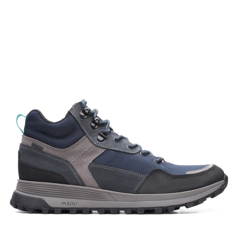Marineblaue Kombination Clarks Atl Trek Hi Gore-Tex Marineblaue Kombination