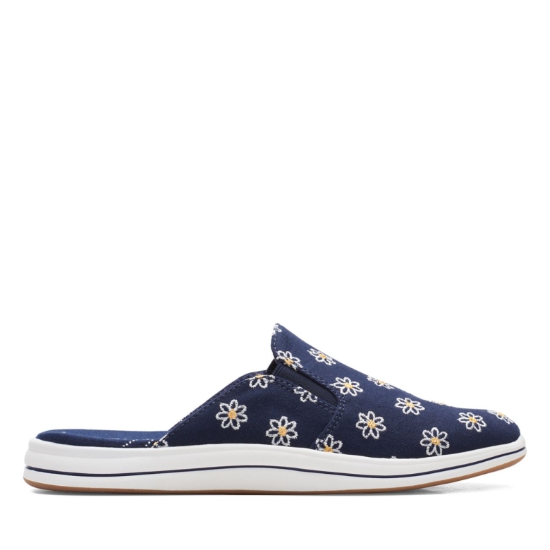 Marineblaue Florale Brise Shore Marineblaue Florale Clarks