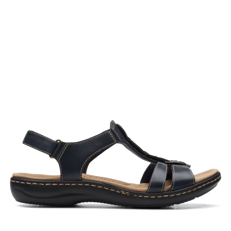 Marineblaues Leder Laurieann Kay Marineblaues Leder Clarks