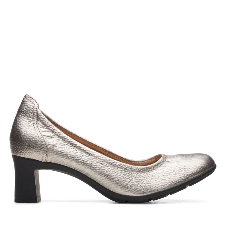 Neiley Pearl Zinnmetallic Clarks Zinnmetallic