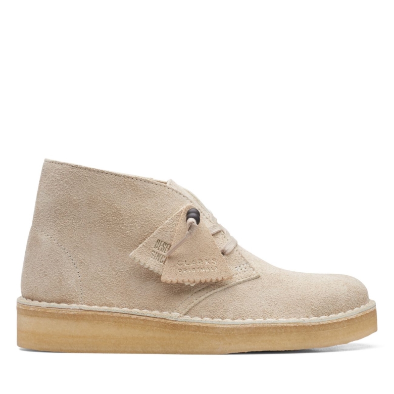 Off White Hairy Desert Coal Off White Hairy Clarks