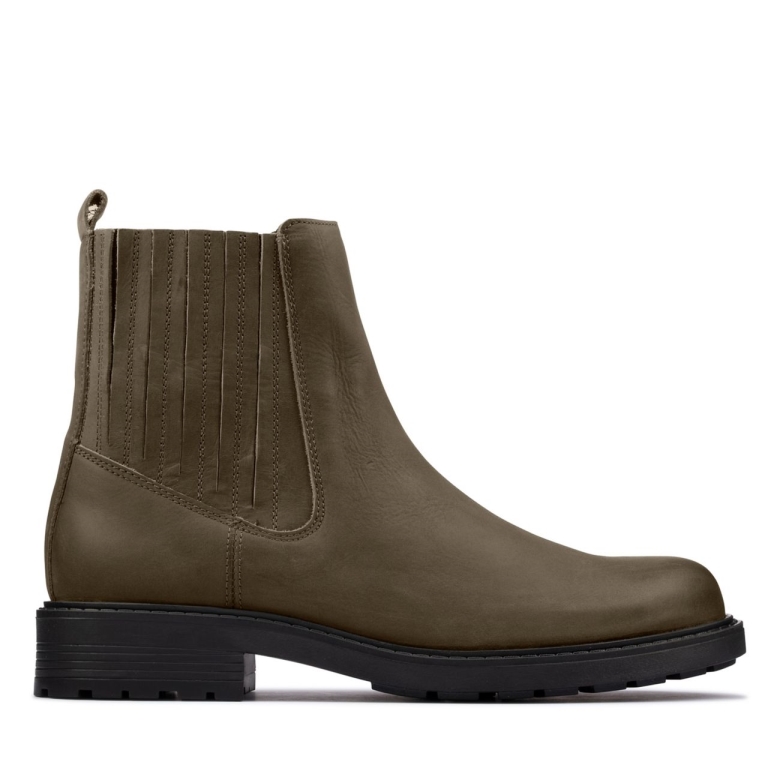 Orinoco2 Mitteldunkles Olivenleder Clarks Dunkelolivenleder