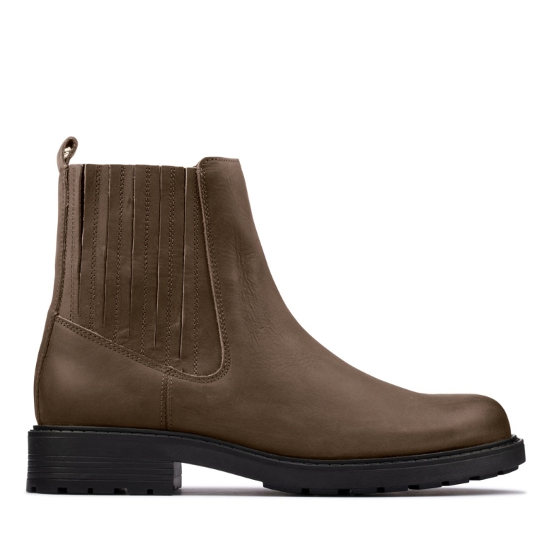 Orinoco2 Mid Taupe öliges Lea Taupe öliges Lea Clarks