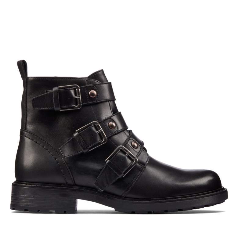 Orinoco2 Stud Schwarzes Leder Schwarzes Leder Clarks
