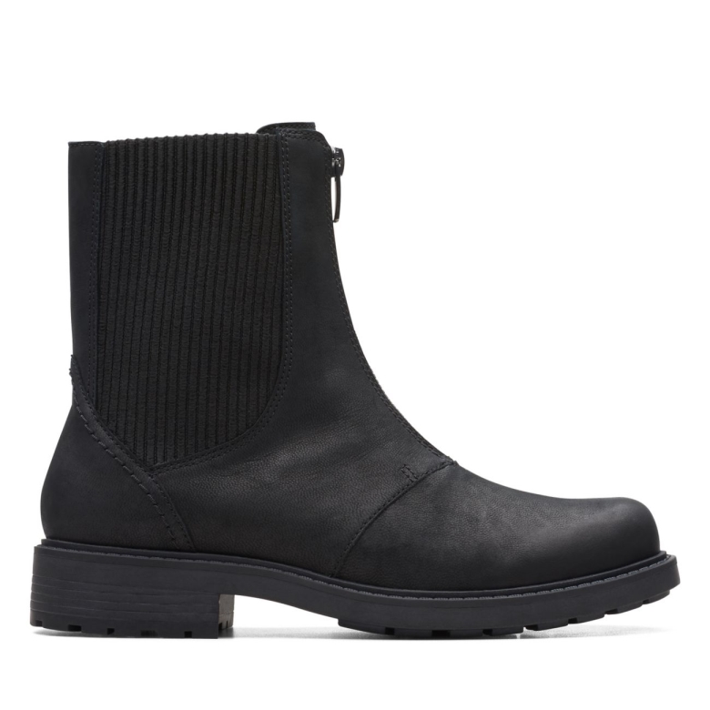 Orinoco2 Up Schwarzes Leder Clarks Schwarzes Leder