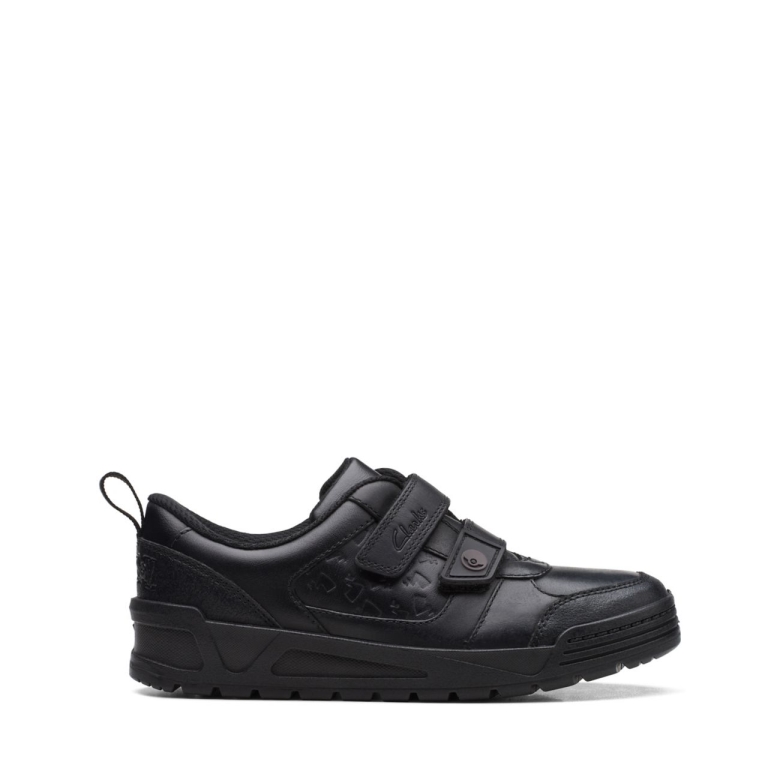 Palmer Mist älteres Schwarzes Leder Clarks Schwarzes Leder