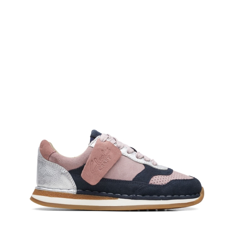 Rosa Kombi Clarks Craft Run Tor Kid Rosa Kombi