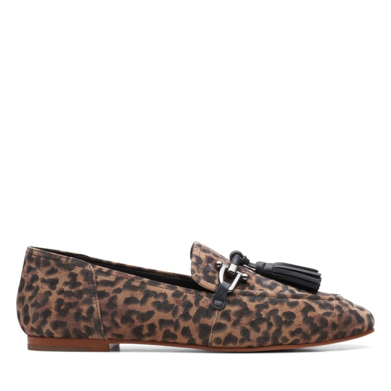Pure 2 Quasten Leopardenmuster Clarks Leopardenmuster