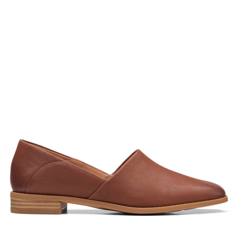 Pure Belle Dunkelbraunes Leder Clarks Dunkelbraunes Leder
