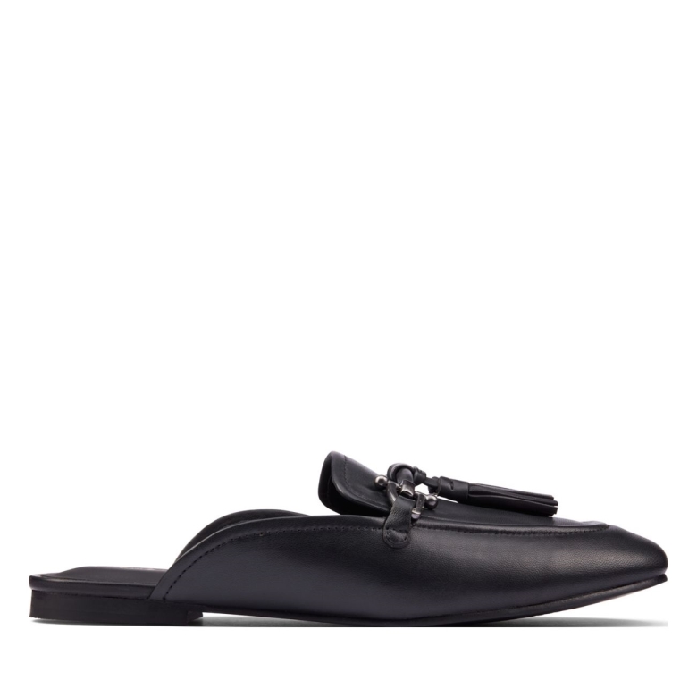 Pure2 Trim Schwarzes Leder Schwarzes Leder Clarks