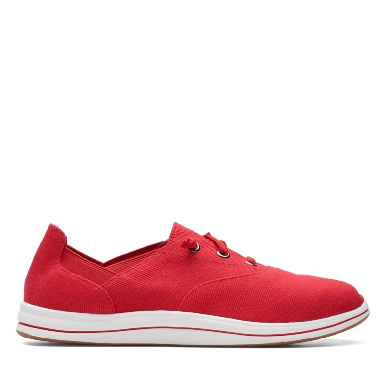 Red Clarks Brise Ave Rot
