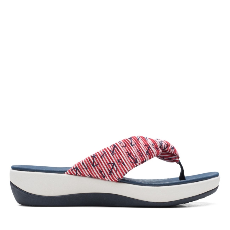 Rot/weiß/blau Clarks Arla Glison Rot/weiß/blau