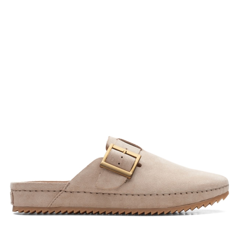 Sand Wildleder Brookleigh Mule Sand Wildleder Clarks