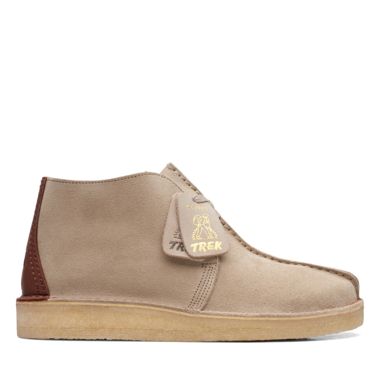 Sand Wildleder Clarks Trek Hi 50 Sand Wildleder