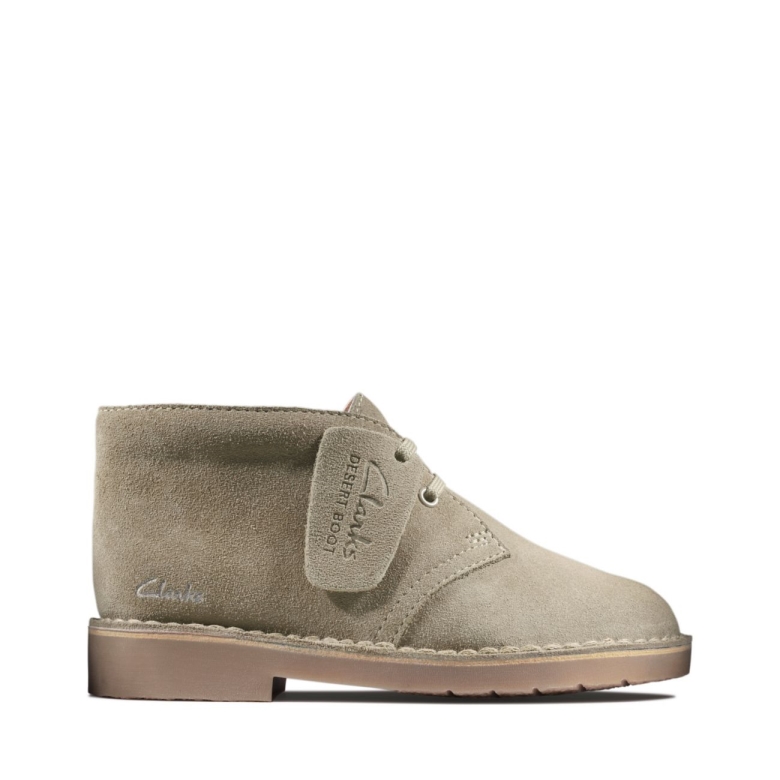 Sand Wildleder Desert Boot 2 Kinder Sand Wildleder Clarks
